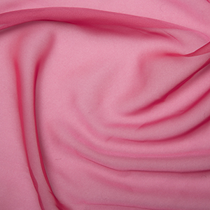 Cationic Chiffon Deep Rose